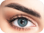 MyLense Light Blue colored contact lens