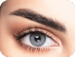 MyLense Turquoise colored contact lens