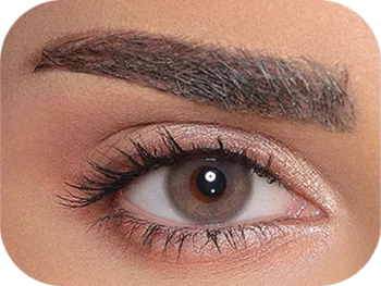 Luminous Almnod colored contact lens