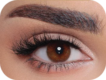 Luminous Cappucino colored contact lens