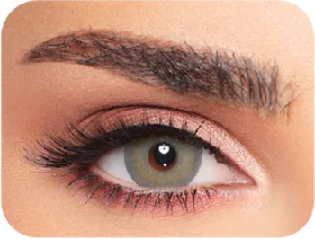 Luminous Dazzling Green colored contact lens