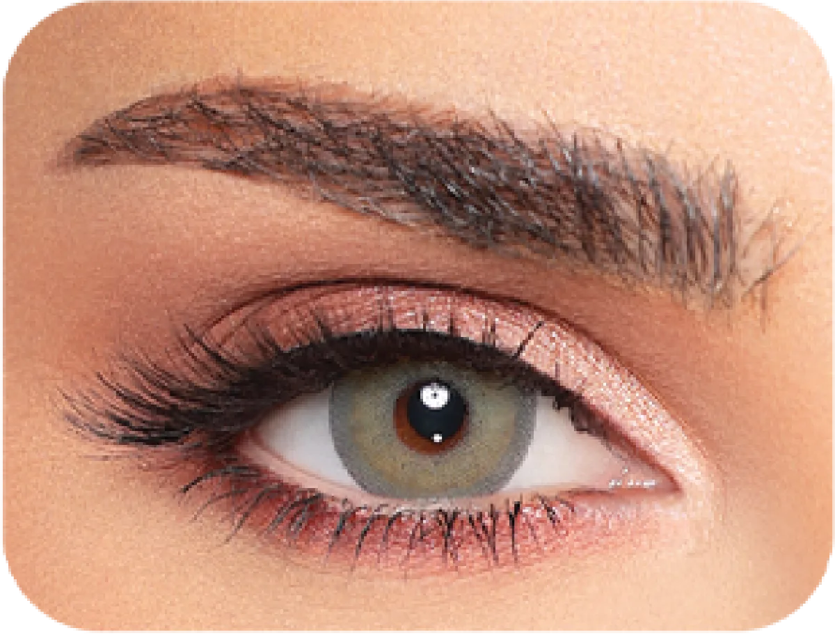 Luminous Dazzling Green colored contact lens
