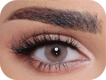 Luminous Latte colored contact lens