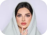 Luminous Mocha colored contact lens