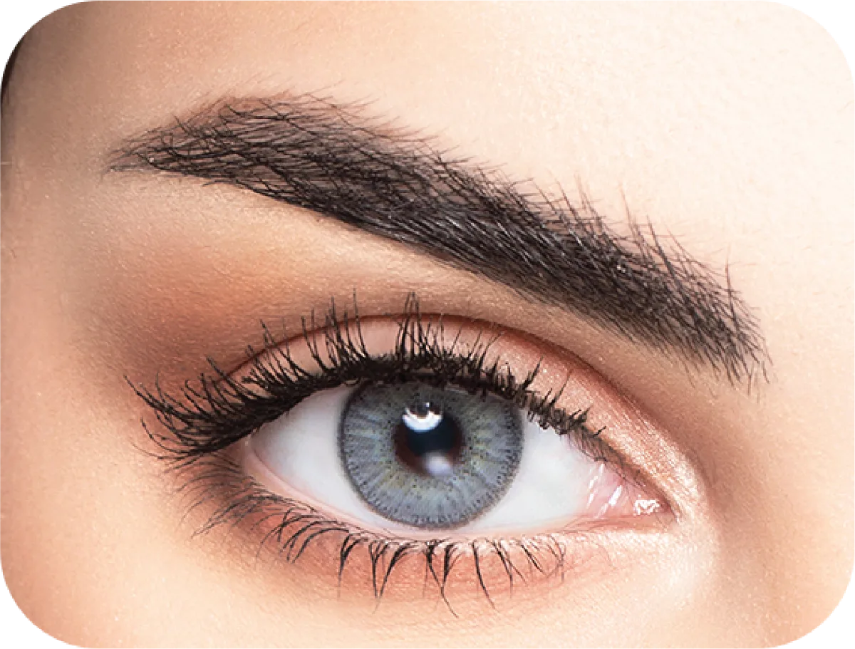 MyLense Turquoise colored contact lens