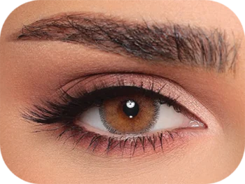 Luminous Latin Brown colored contact lens