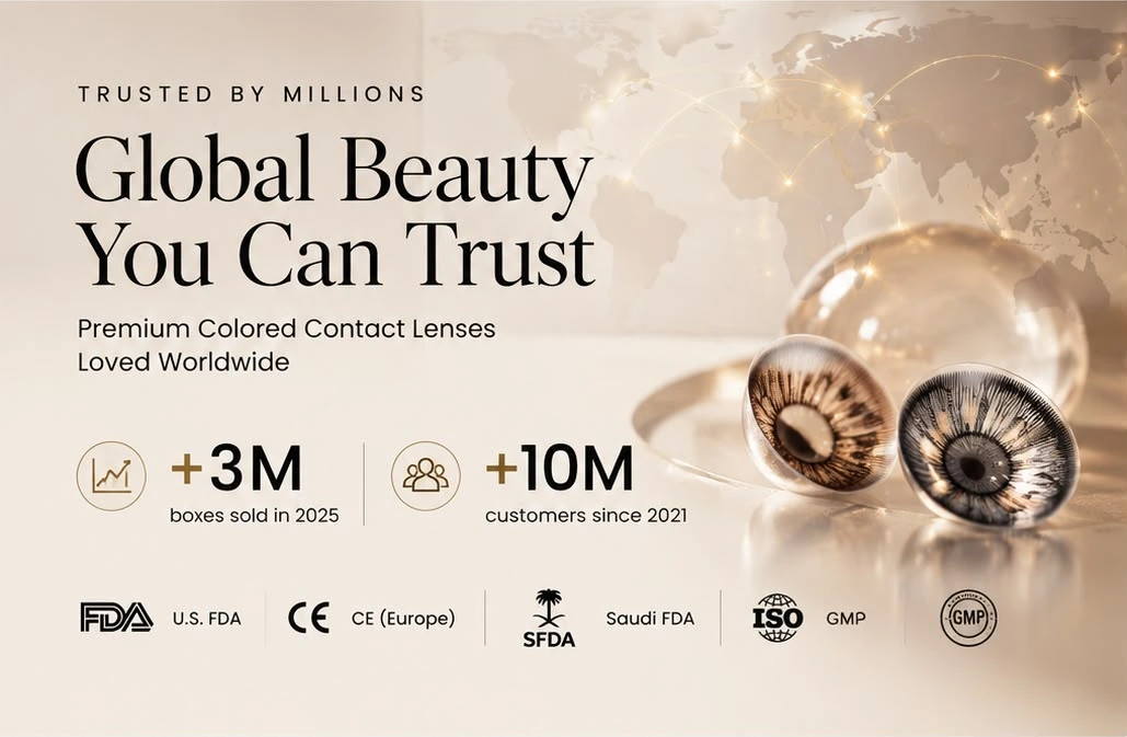 Global beauty you can trust – trusted by millions – FDA, CE, Saudi FDA, ISO, GMP