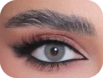 3D BLUE colored contact lens