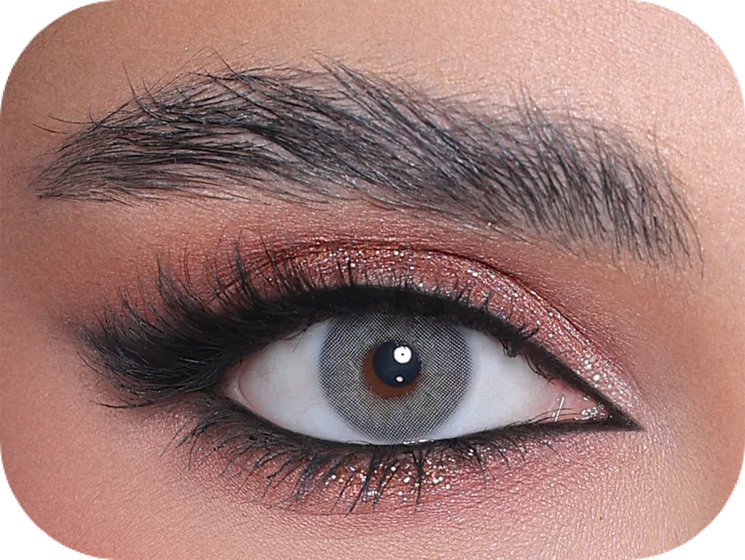 3D BLUE colored contact lens