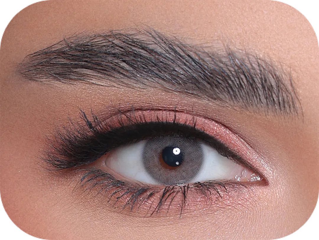 3D GRAY colored contact lens