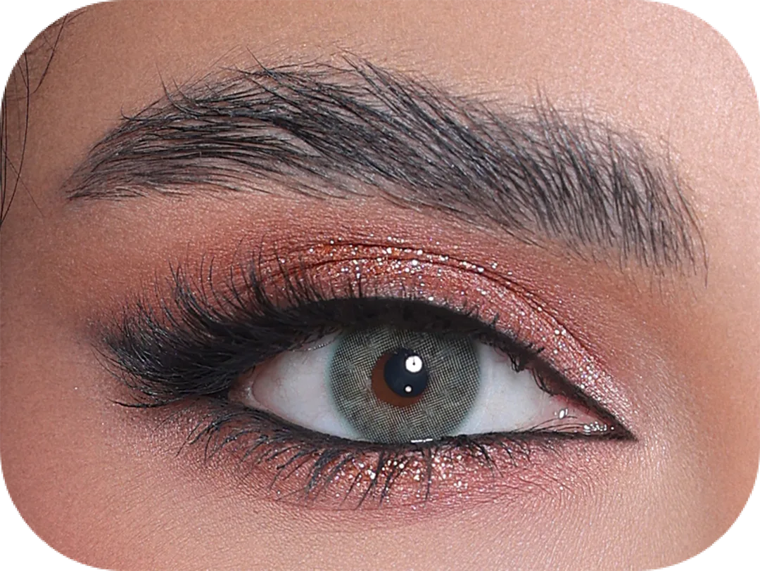 3D GREEN colored contact lens