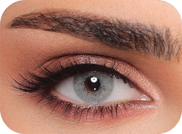 Luminous Gray on the eye